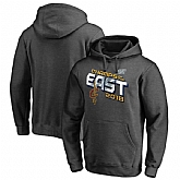 Cleveland Cavaliers Fanatics Branded 2018 Eastern Conference Champions Locker Room Pullover Hoodie Heather Charcoal,baseball caps,new era cap wholesale,wholesale hats